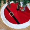 48" Red Santa Belt Tree Skirt -Christmas decorations 0163059521