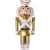 6 FT Gold & White Nutcracker -Christmas decorations 0671400059