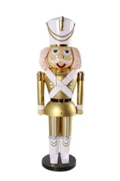 6 FT Gold & White Nutcracker