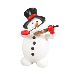 5 FT Snowman Playing Violin