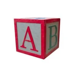 20" X 20" Letter Blocks