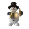 5 FT Snowman Playing Cymbals -Christmas decorations 0671400076