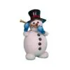 5 FT Snowman Playing Flute -Christmas decorations 0671400077