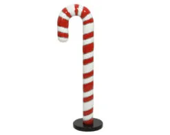 6 FT Red Swirl Candy Cane