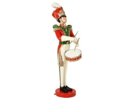 6.5 FT Red & White Soldier With Drums