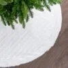48" White Fuzzy Tree Skirt -Christmas decorations 0671402113 1