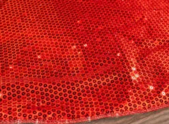 48" Red Sequin Tree Skirt -Christmas decorations 0671402117w