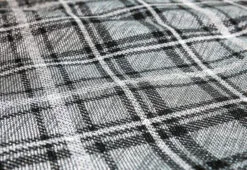 48" Grey, White, & Black Plaid Tree Skirt -Christmas decorations 0671402120web2