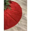 64" Red Chenille Knit Treeskirt 2 64" Red Chenille Knit Treeskirt -Christmas decorations 0671402301