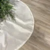 72" White Dupion Tree Skirt 2 72" White Dupion Tree Skirt -Christmas decorations 0671402309