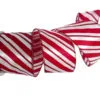 2.5" X 10 YD Red & White Peppermint Ribbon Set Of 3 1 2.5" X 10 YD Red & White Peppermint Ribbon Set Of 3 -Christmas decorations 0671402686