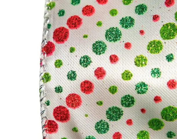 2.5" X 10 YD Polka Dots Ribbon Set Of 3 4 2.5" X 10 YD Polka Dots Ribbon Set Of 3 - Image 2