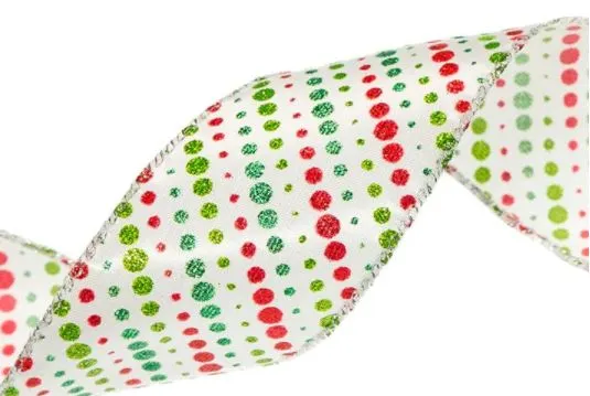 2.5" X 10 YD Polka Dots Ribbon Set Of 3 5 2.5" X 10 YD Polka Dots Ribbon Set Of 3 - Image 3