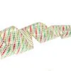 2.5" X 10 YD Polka Dots Ribbon Set Of 3 -Christmas decorations 0671402756 2