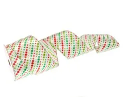 2.5" X 10 YD Polka Dots Ribbon Set Of 3