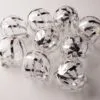 5" Silver Clear Ball Ornament Set Of 9 -Christmas decorations 0671404509 1