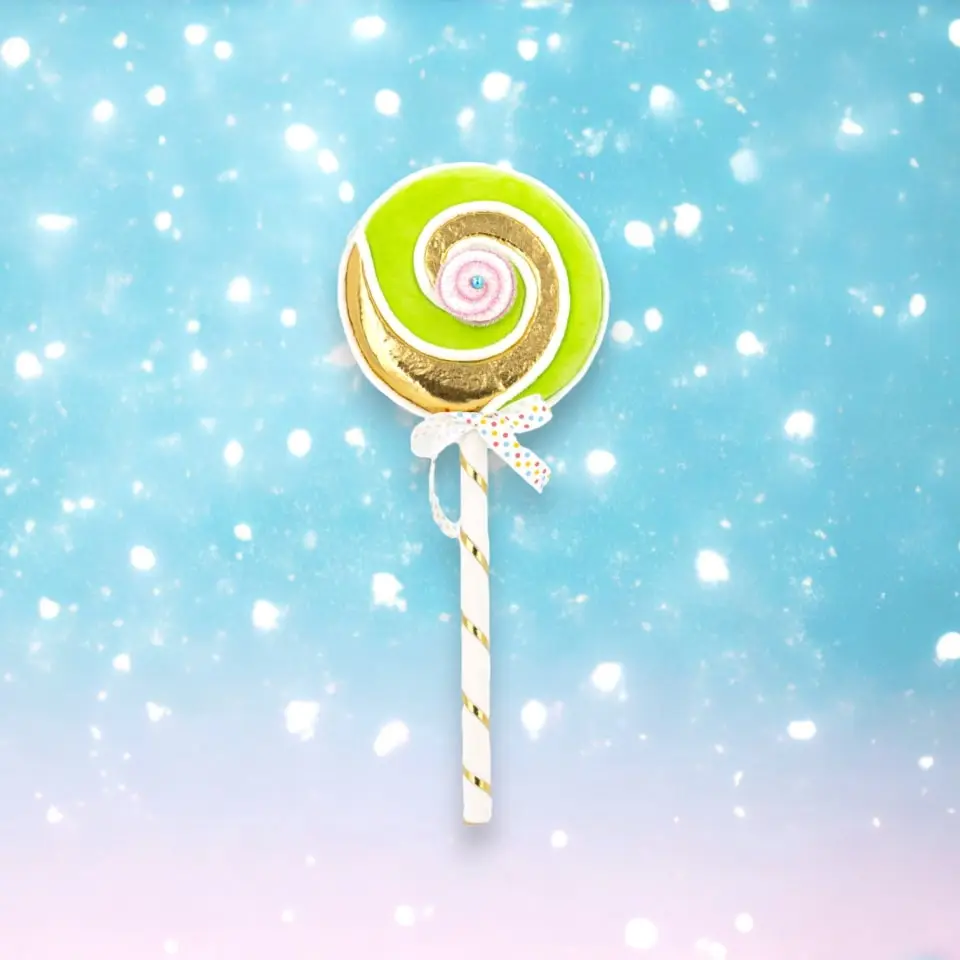 19" Pastel Lollipop Pick Set Of 4 3 19" Pastel Lollipop Pick Set Of 4