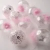 5" Crystal Pink Feather Ornament Assorted Set Of 9 -Christmas decorations 0671406649 1