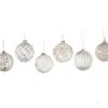 4" Crystal Decorative Ornaments Assorted Set Of 12 1 4" Crystal Decorative Ornaments Assorted Set Of 12 -Christmas decorations 0671406714A