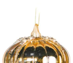 5" Crystal Gold Glass Assorted Set Of 12 -Christmas decorations 0671406724 4