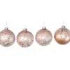 3" Pink With White Sequined Icing Assorted Ornament Set Of 12 1 3" Pink With White Sequined Icing Assorted Ornament Set Of 12 -Christmas decorations 0671406837 1