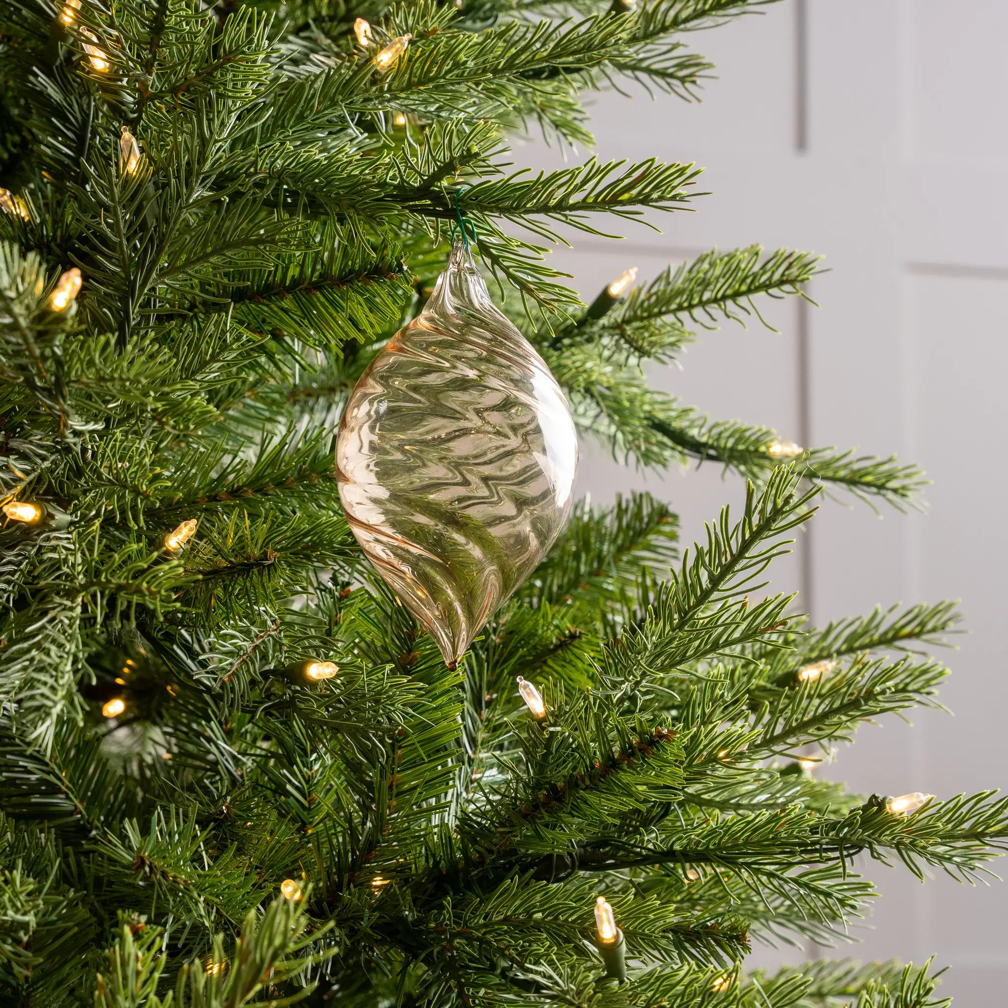 6" Gold Glass Finial Set Of 12 4 6" Gold Glass Finial Set Of 12 - Image 2