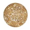 8" Gold Snowflake Glitter Ornament Set Of 2 -Christmas decorations 0671407237