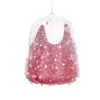 4" Soft Red Gumdrop With Beads Set Of 12 -Christmas decorations 0671407283