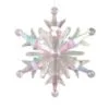 10" Iridescent Snowflake Ornament Set Of 4 -Christmas decorations 0671407290
