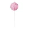 10" Fuchsia Lollipop With Clear Glitter Set Of 12 2 10" Fuchsia Lollipop With Clear Glitter Set Of 12 -Christmas decorations 0671407293