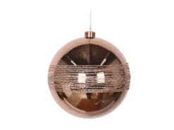 8" Shiny Glitter Ball Set Of 6 -Christmas decorations 0671407439