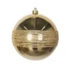 8" Shiny Glitter Ball Set Of 6 -Christmas decorations 0671407441
