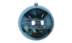 8" Shiny Glitter Ball Set Of 6 -Christmas decorations 0671407444