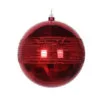 10" Shiny Glitter Ball Set Of 2 -Christmas decorations 0671407533