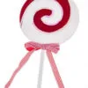 19" Red & White Lollipop With Bow Set Of 2 -Christmas decorations 0671408309WEB1