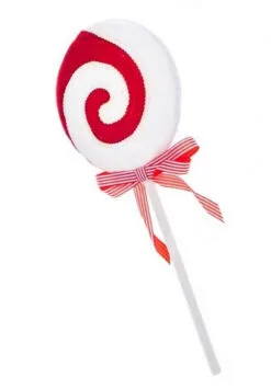 19" Red & White Lollipop With Bow Set Of 2 7 19" Red & White Lollipop With Bow Set Of 2 -Christmas decorations 0671408309WEB5