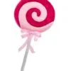 19" Pink & Red Lollipop With Bow Set Of 2 1 19" Pink & Red Lollipop With Bow Set Of 2 -Christmas decorations 0671408310 1