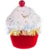 5" Red Cupcake With Sprinkles Set Of 4 1 5" Red Cupcake With Sprinkles Set Of 4 -Christmas decorations 0671408318