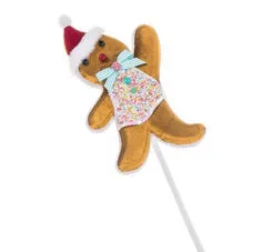 19" Gingerbread Boy Pick Set Of 2