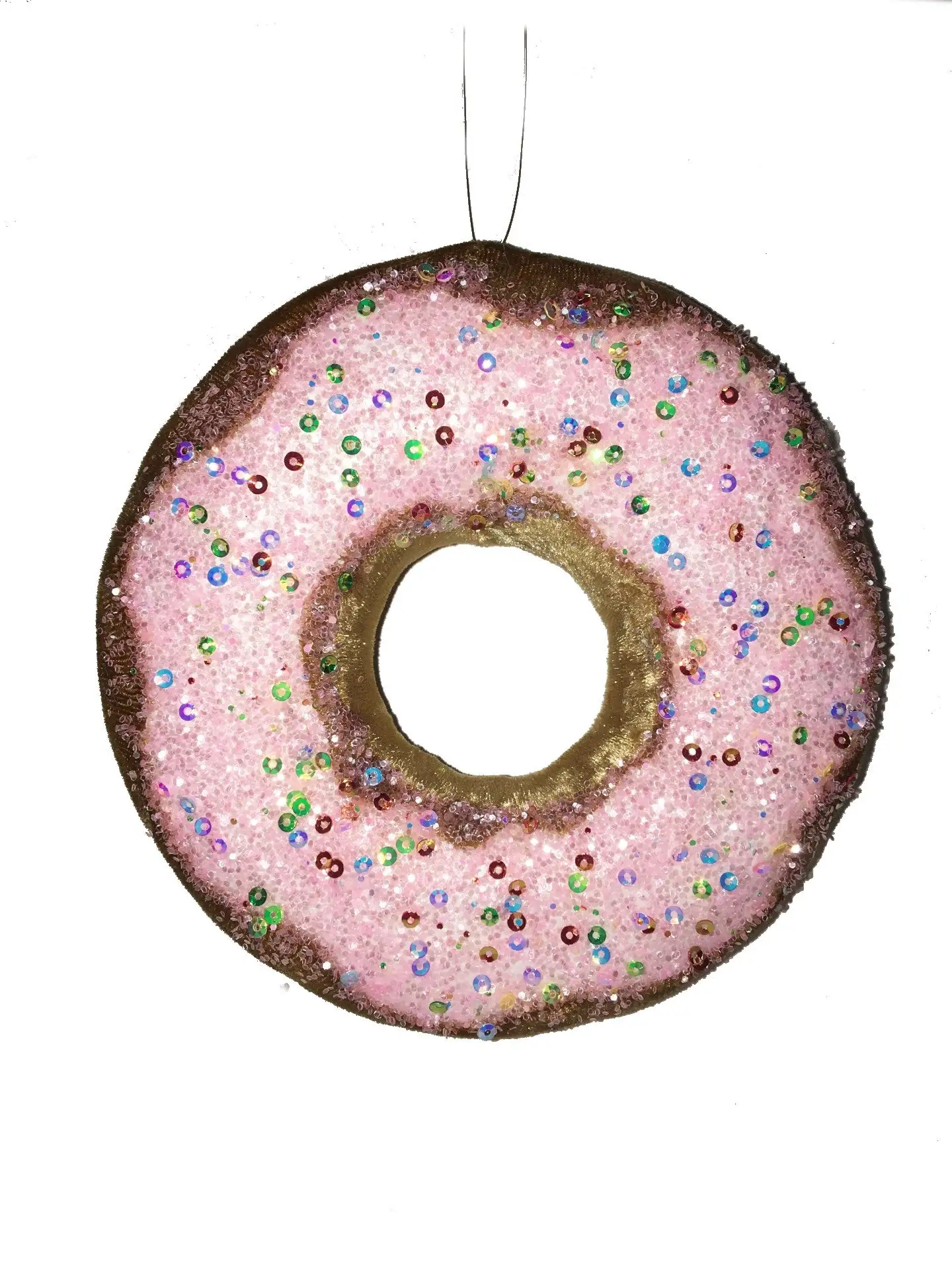 5" Pink Donut With Sprinkles Ornament Set Of 6 3 5" Pink Donut With Sprinkles Ornament Set Of 6