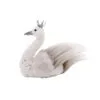 6" Grey Elegant Swan -Christmas decorations 0671408370
