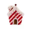 7" Peppermint Candy Gingerbread House Ornament Set Of 4 -Christmas decorations 0671408422