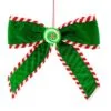 12" Peppermint & Green Hanging Candy Bow -Christmas decorations 0671408430