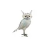11" Arctic Blue & White Owl -Christmas decorations 0671408442A