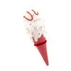 2 FT Red & White Ice Cream Cone Ornament -Christmas decorations 0671408478