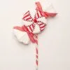 16" Peppermint Stripes Candy Pick Set Of 6 -Christmas decorations 0671408489