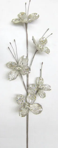 38" Dogwood Spray Set Of 6 -Christmas decorations 0671408803