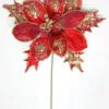 18" Amaryllis Stem Set Of 6 -Christmas decorations 0671408806