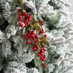 29" Red Berry W/Pinecones & Leaves -Christmas decorations 0671408917 2