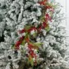 47" Red Berry With Leave Garland -Christmas decorations 0671408919 2